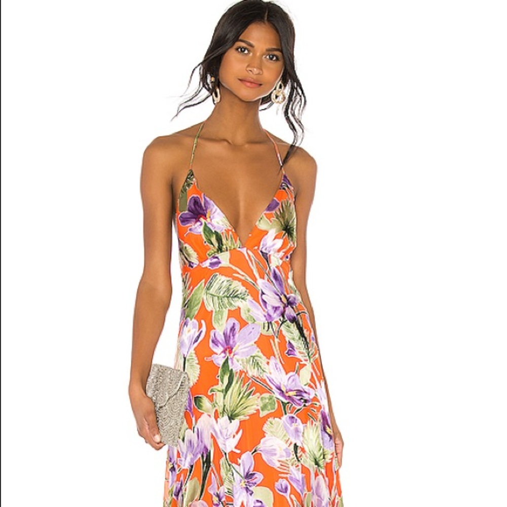 Alice + Olivia Floral Maxi Dress